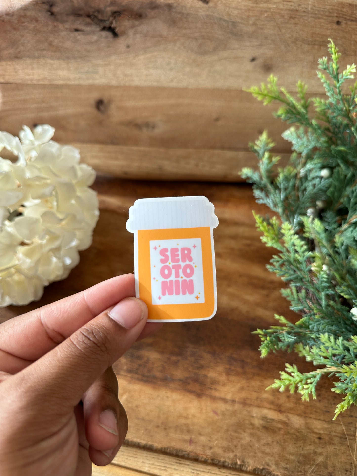 Serotonin Sticker