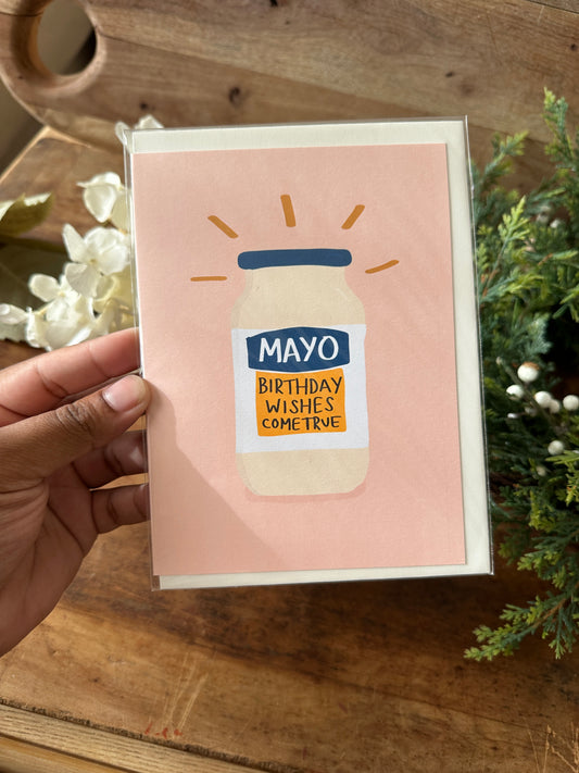 Mayo Birthday Card