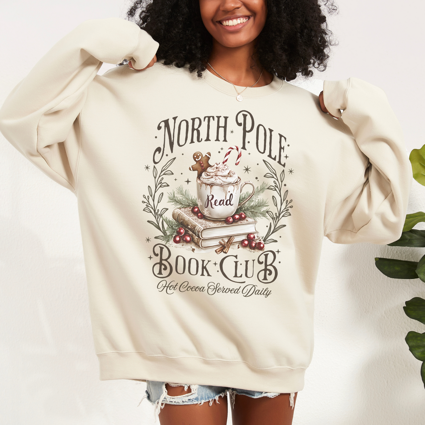 North Pole Book Club Crewneck