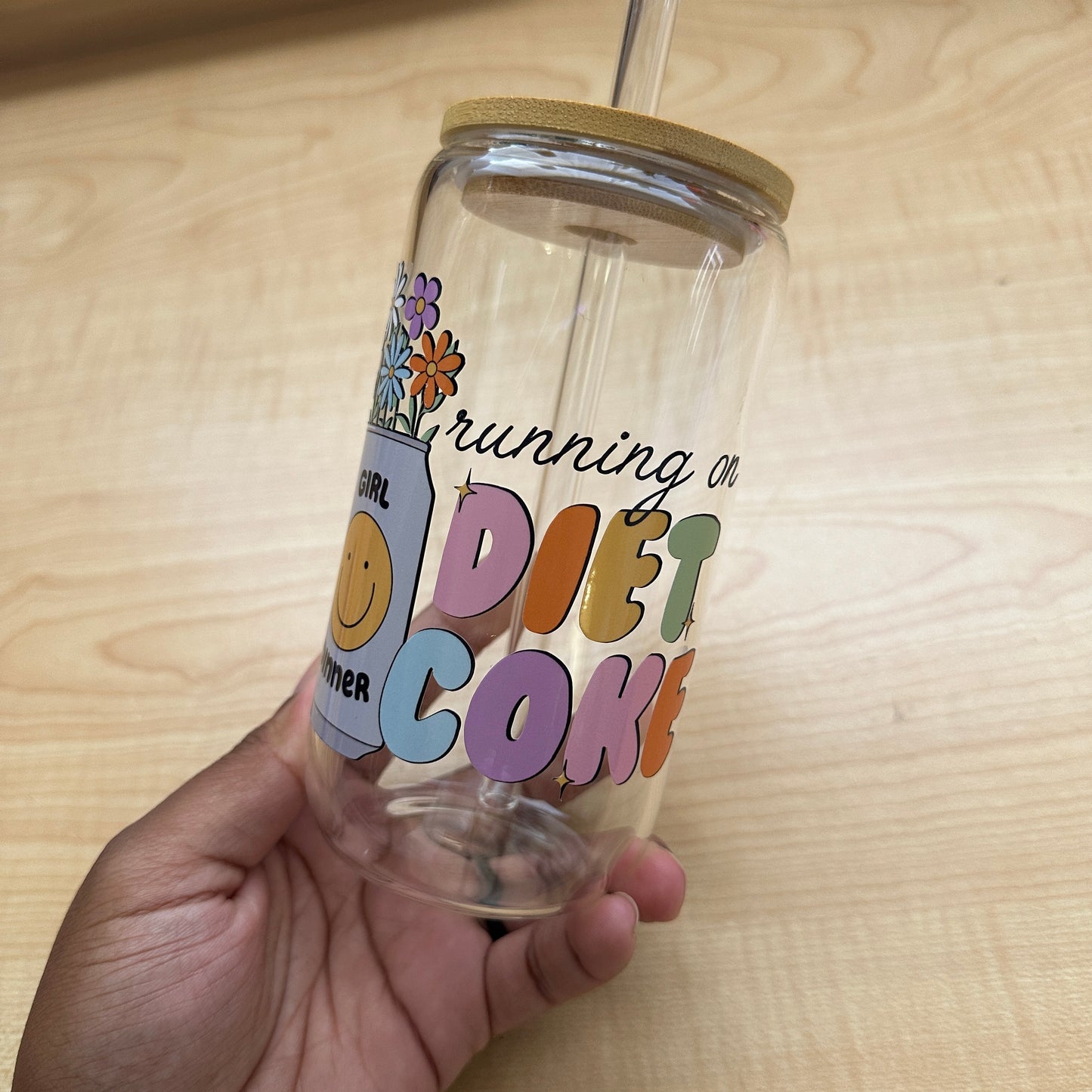 Diet Coke Glass Cup