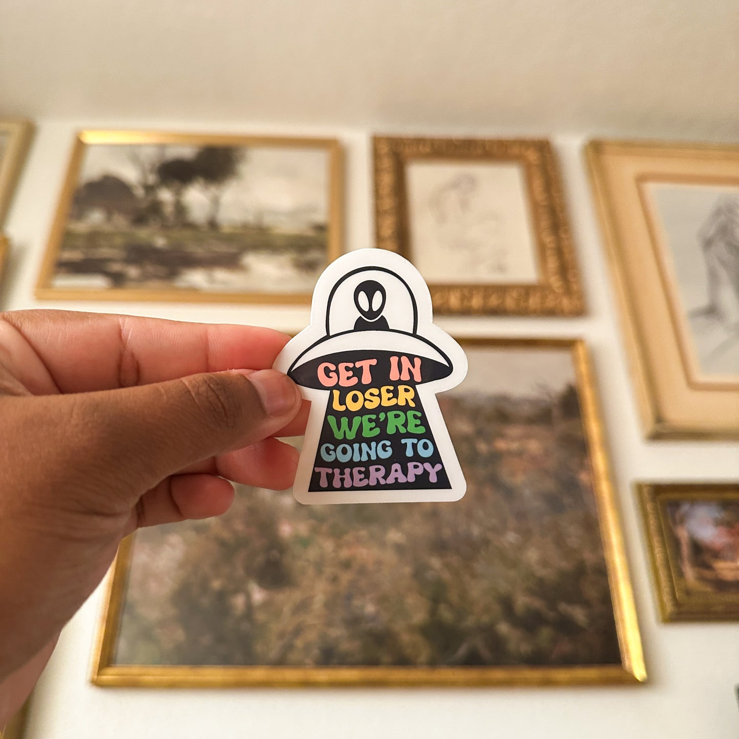 Alien Therapy Sticker